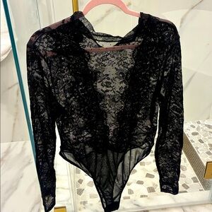 Black Lace  Bodysuit Sexy Lingerie XXL 2XL